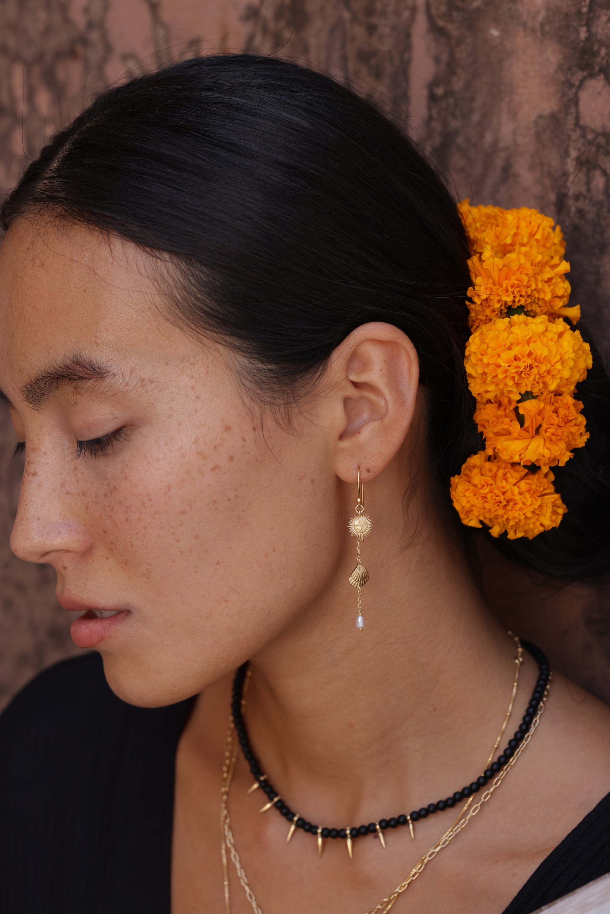 Gold Earrings | Monsoon Summer Drop Earrings