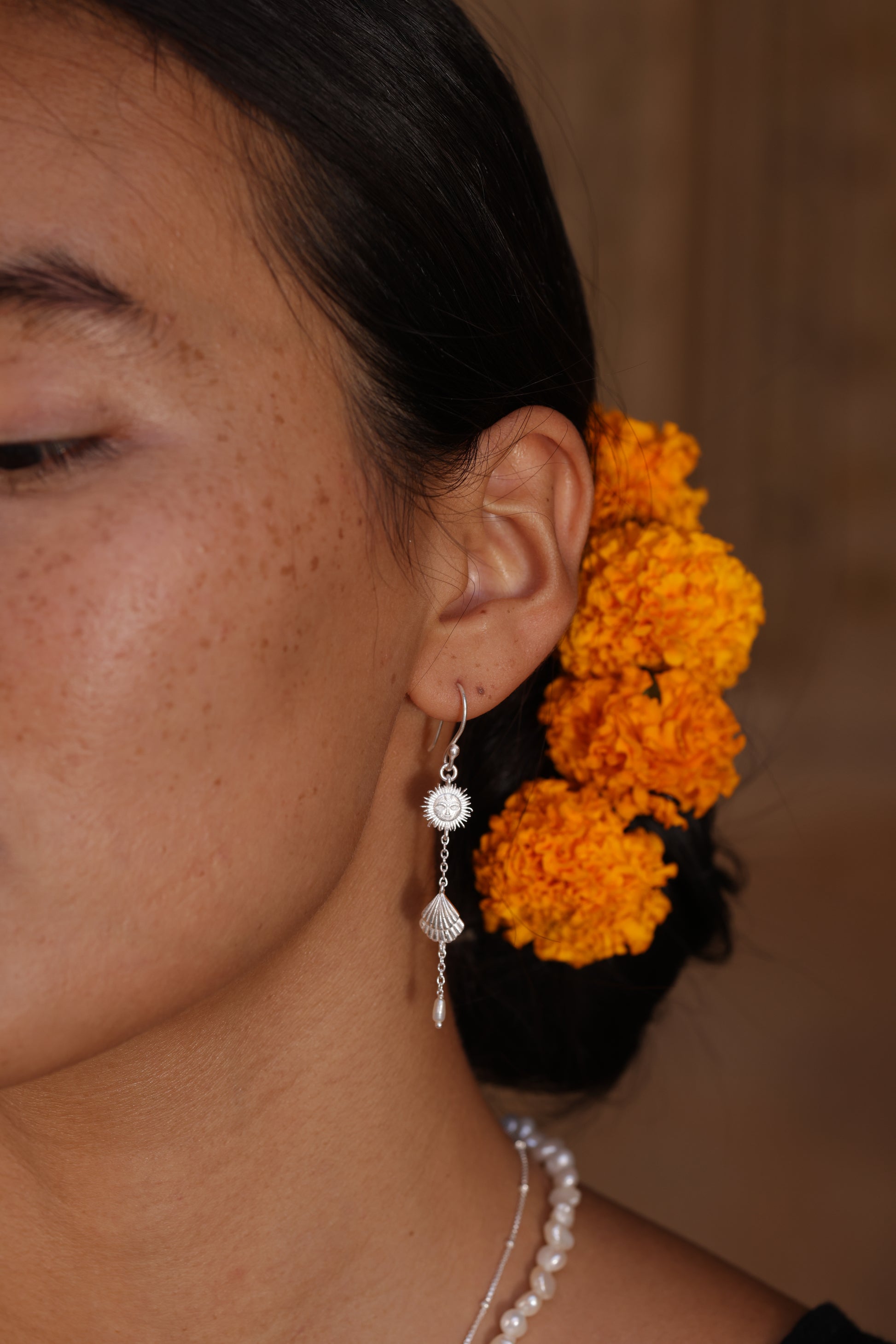 Gold Earrings | Monsoon Summer Drop Earrings