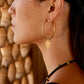 Multi Charm Hoop Earrings