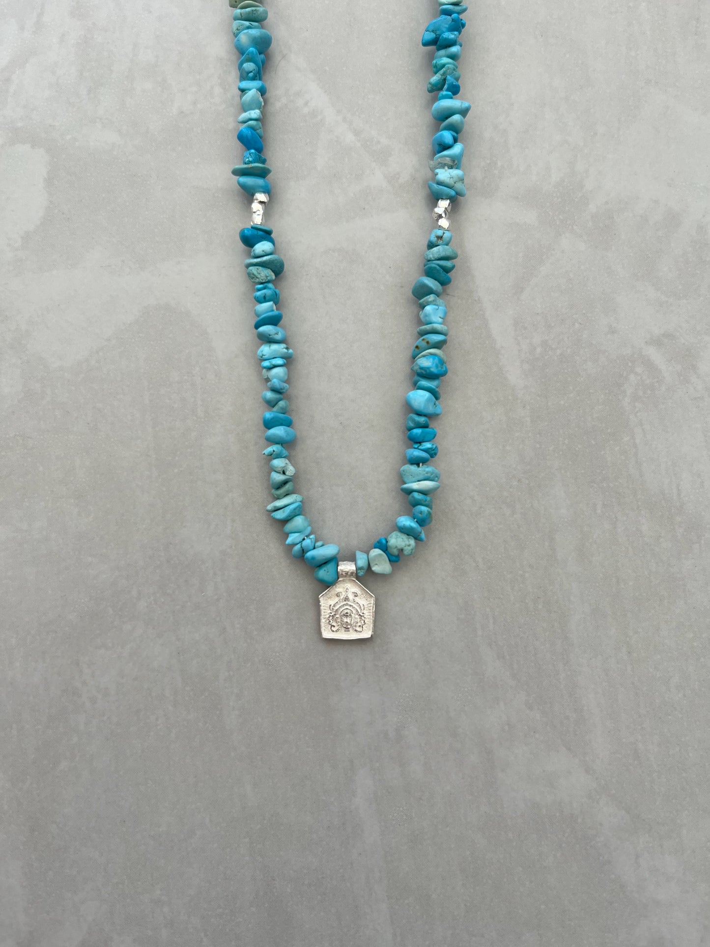 Turquoise Goddess Necklace | Unique Hand Made Jewellery