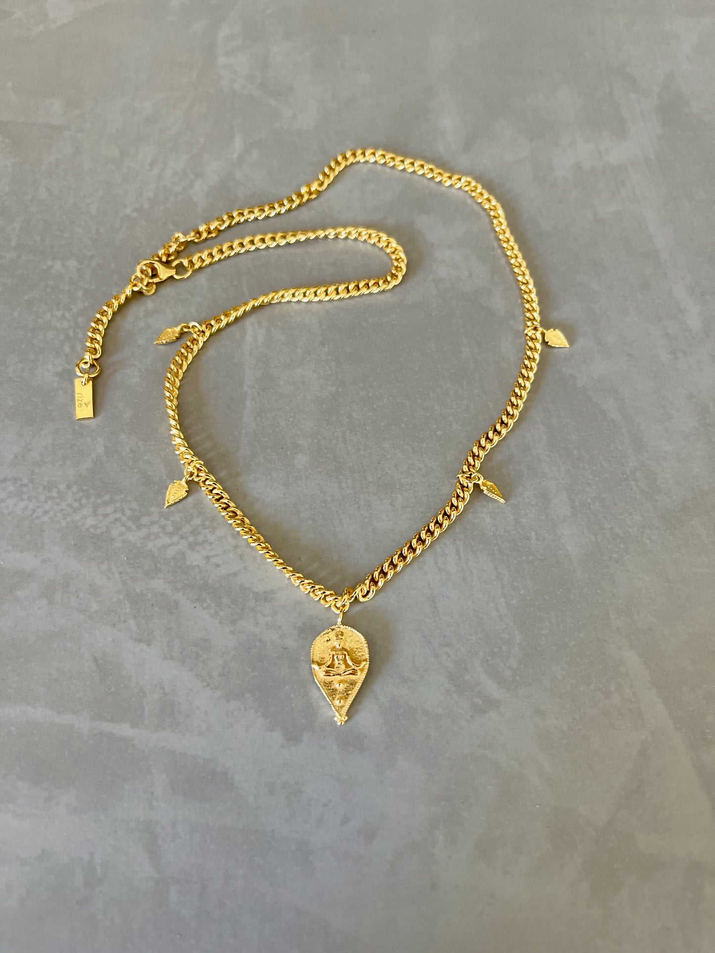 Gold Vermeil Jewellery | Goddess Durga Necklace