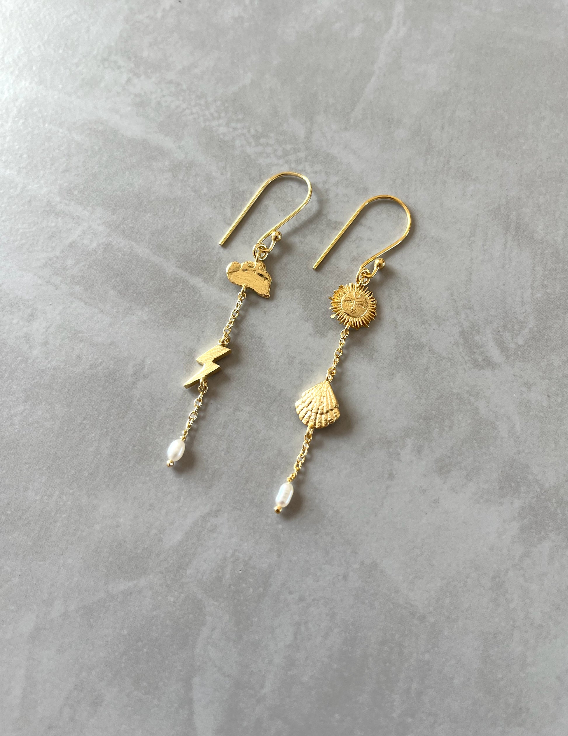 Gold Earrings | Monsoon Summer Drop Earrings