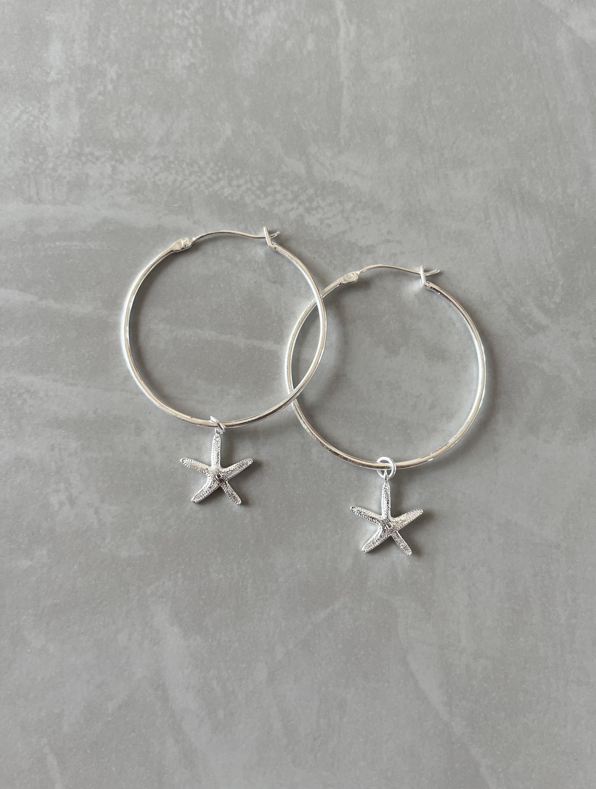 Handmade Jewellery | Multi Charm Hoop Earrings