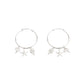 Multi Charm Hoop Earrings